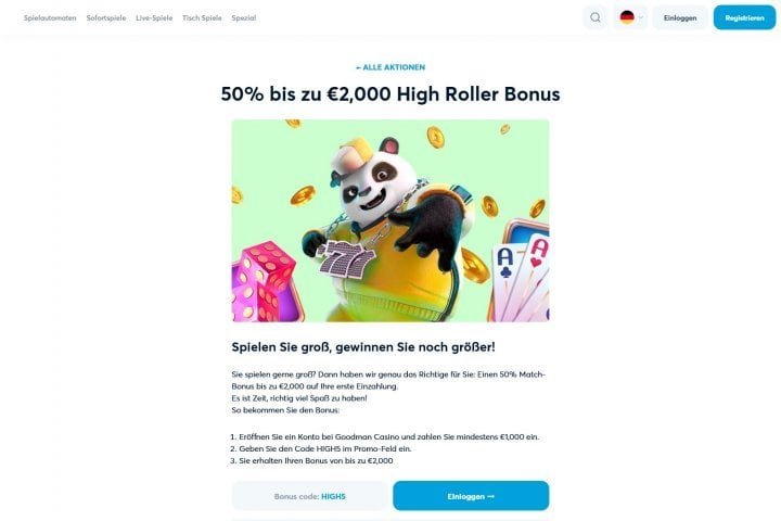 Winrolla Casino in Deutschland - Erfahre mehr über Bonus und Freispiele